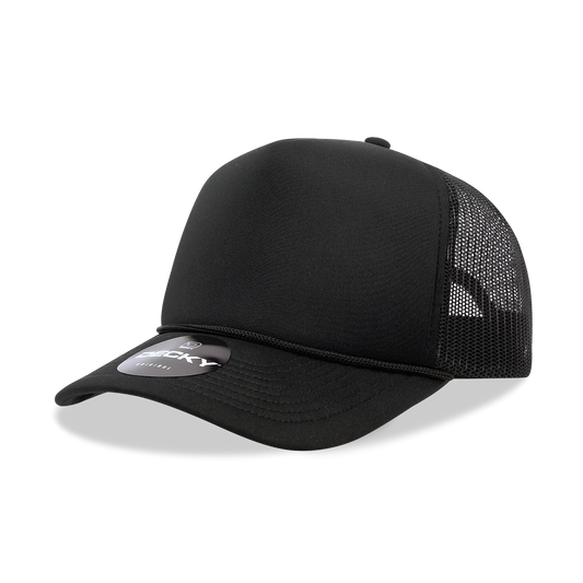 5 Panel Mid Profile Structured Foam Trucker