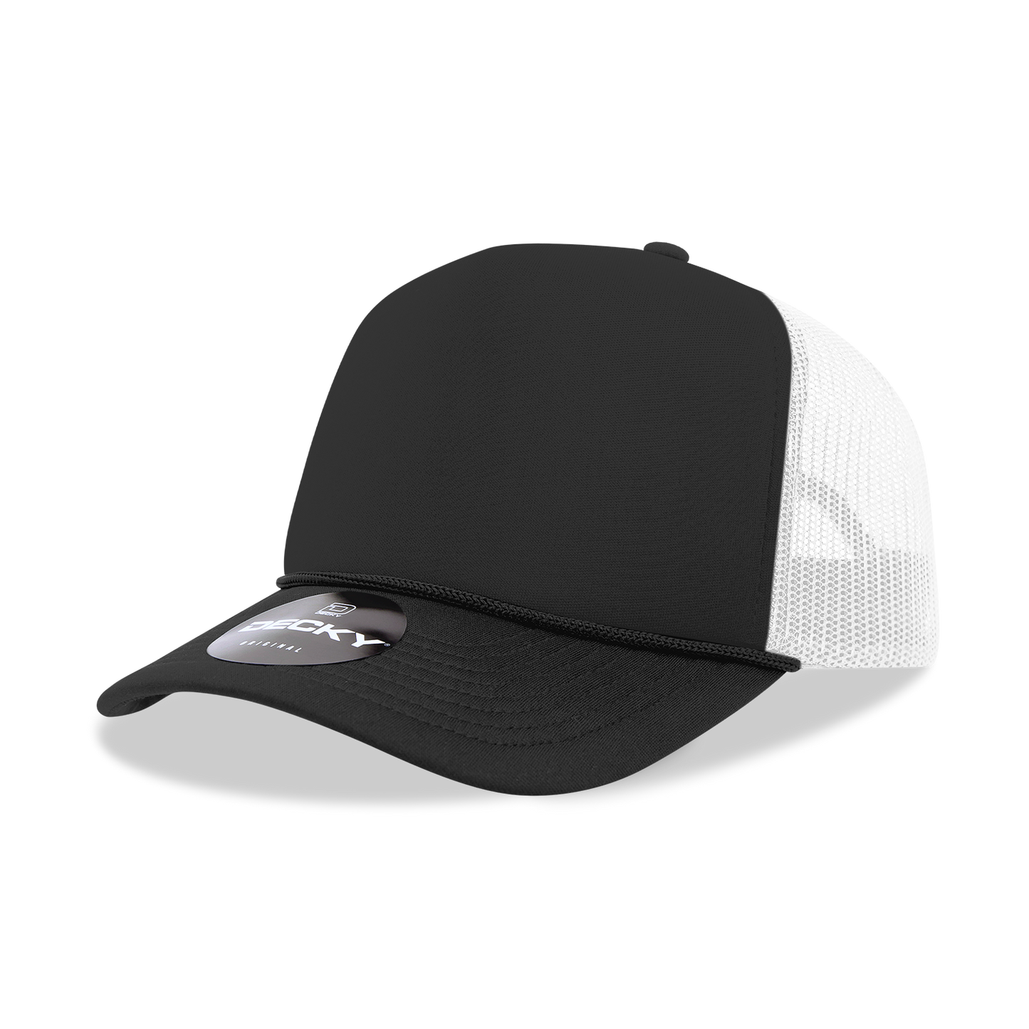 5 Panel Mid Profile Structured Foam Trucker