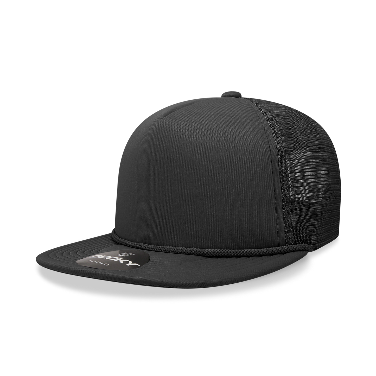 5 Panel High Profile Structured Foam Trucker