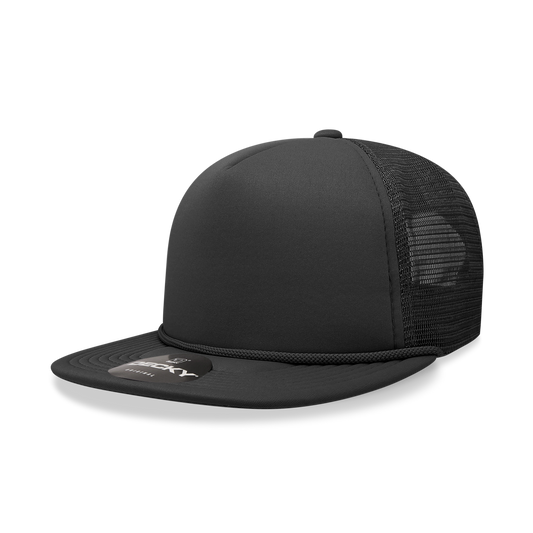 5 Panel High Profile Structured Foam Trucker