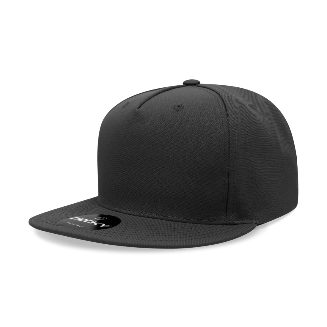 5 Panel High Profile Structured Polyester Snapback