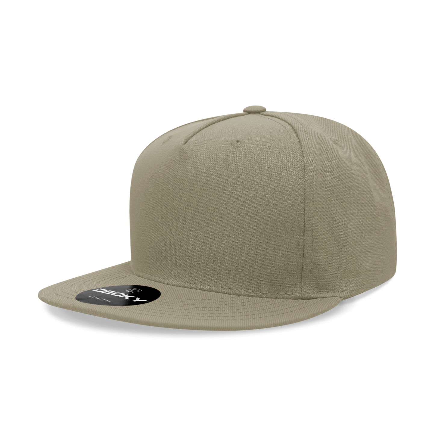 5 Panel High Profile Structured Polyester Snapback