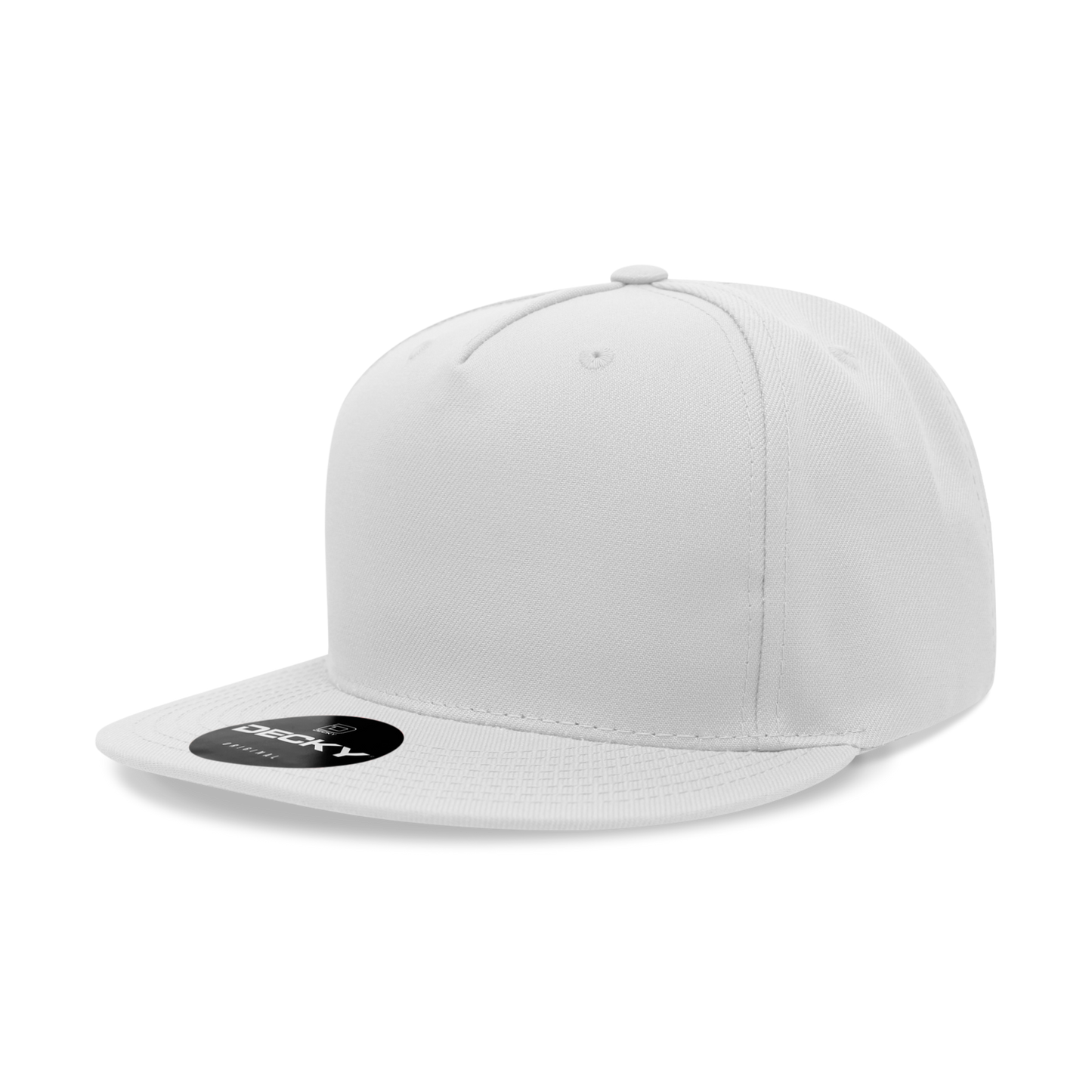 5 Panel High Profile Structured Polyester Snapback