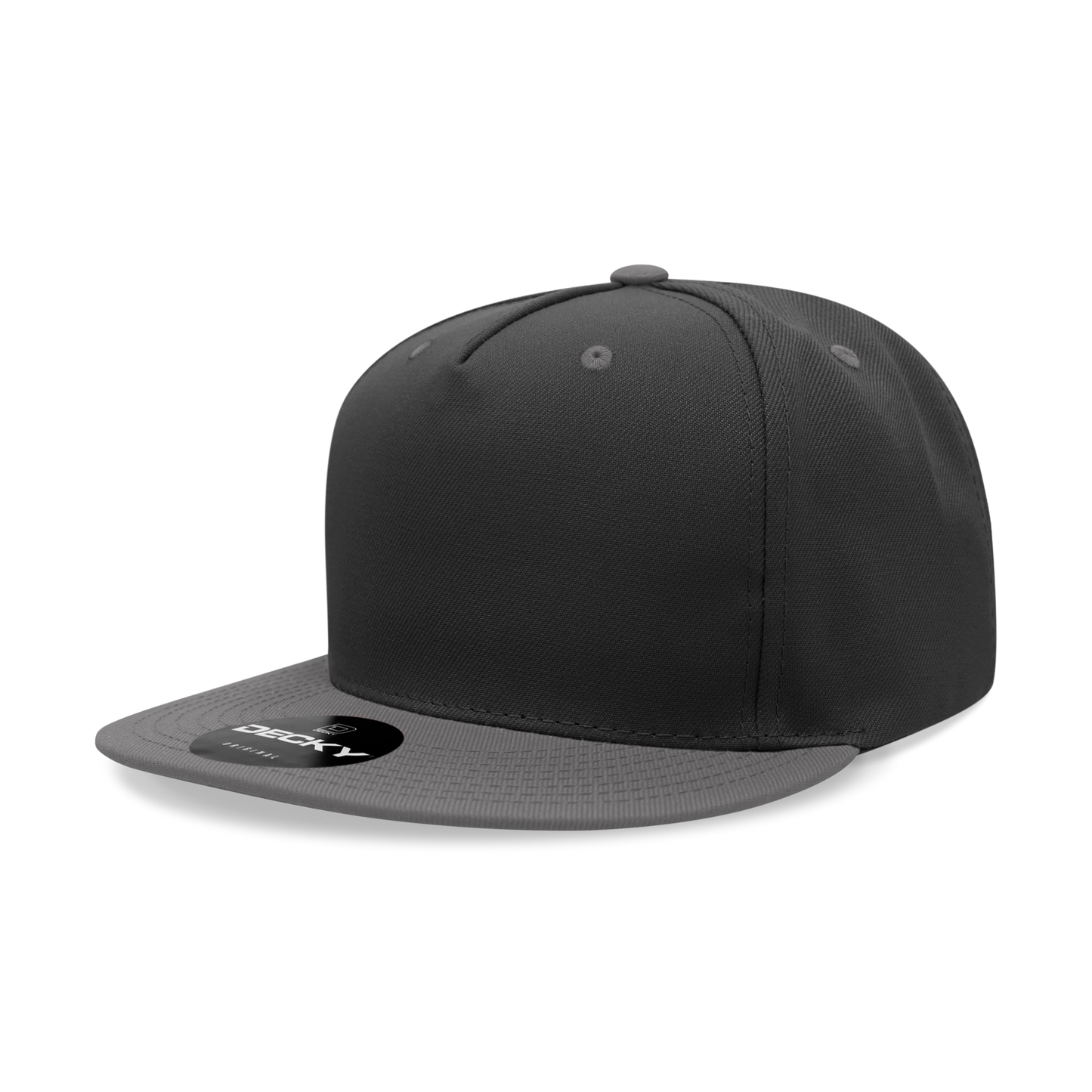 5 Panel High Profile Structured Polyester Snapback