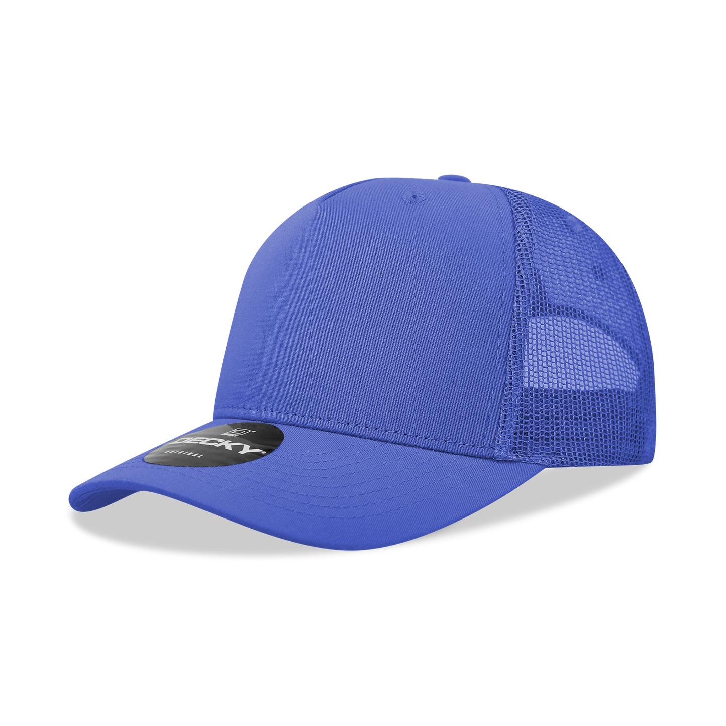 6030-5 Panel Mid Profile Structured Cotton Blend Trucker