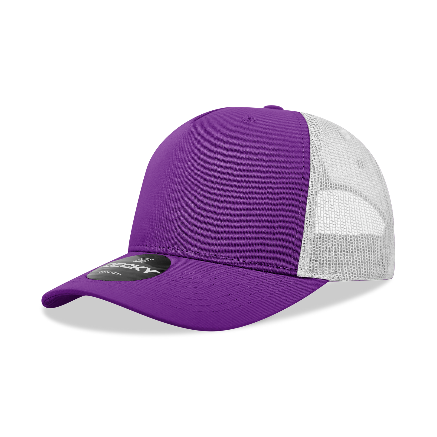 6030-5 Panel Mid Profile Structured Cotton Blend Trucker