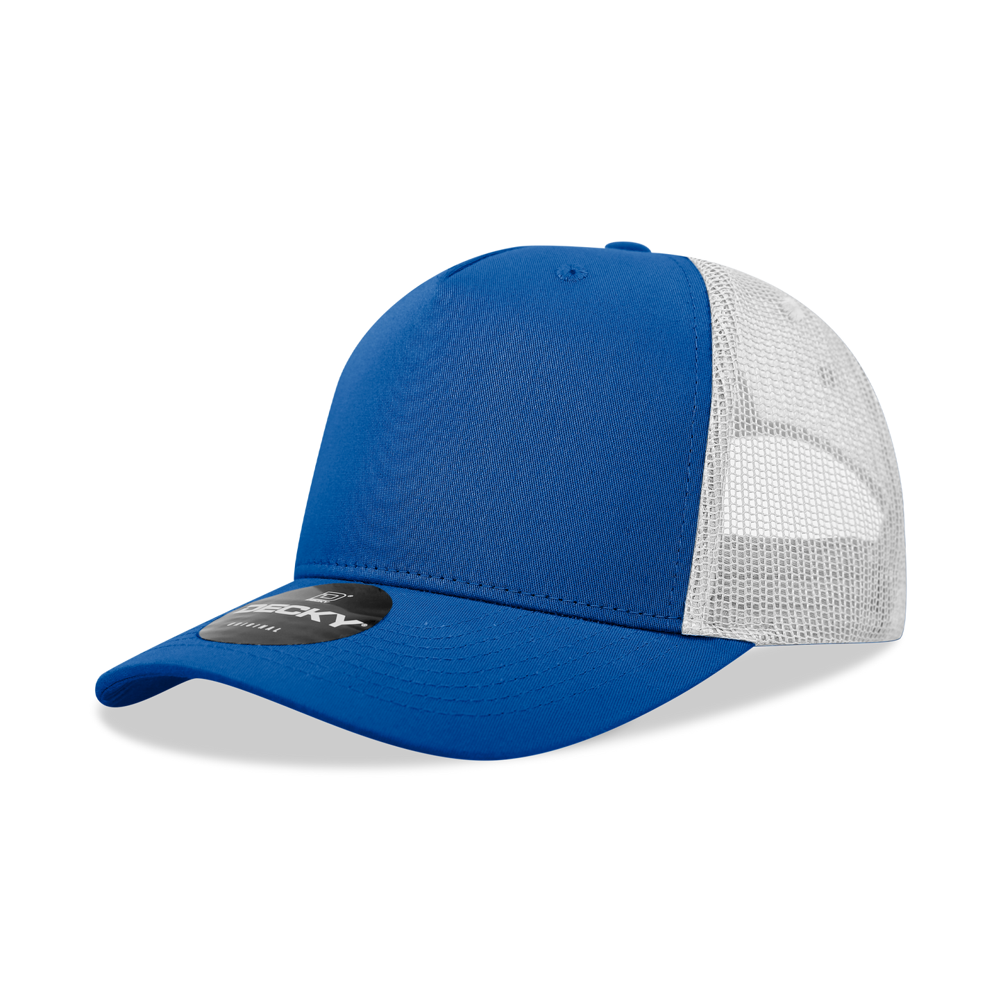 6030-5 Panel Mid Profile Structured Cotton Blend Trucker