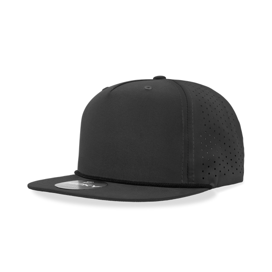 5 Panel High Profile Relaxed Perforated Performance Rope Hat