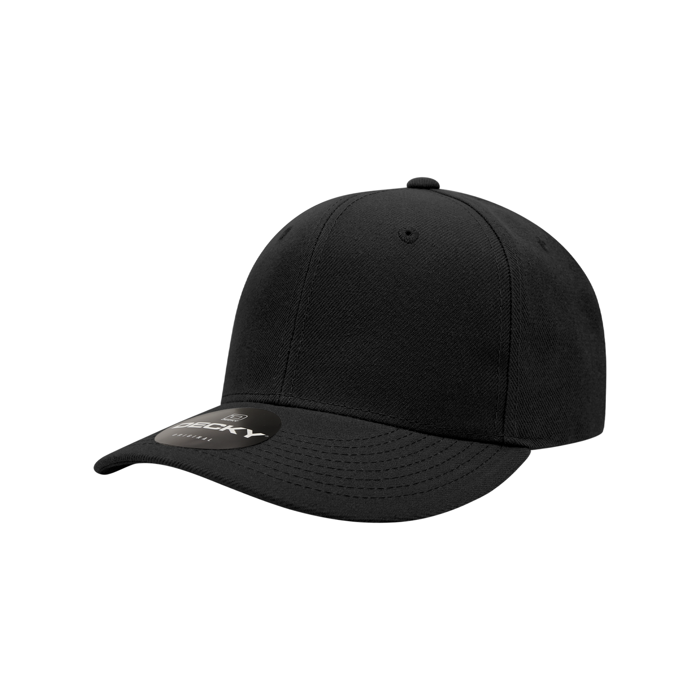 7001-Youth 6 Panel Mid Profile Structured Acrylic/Polyester Cap