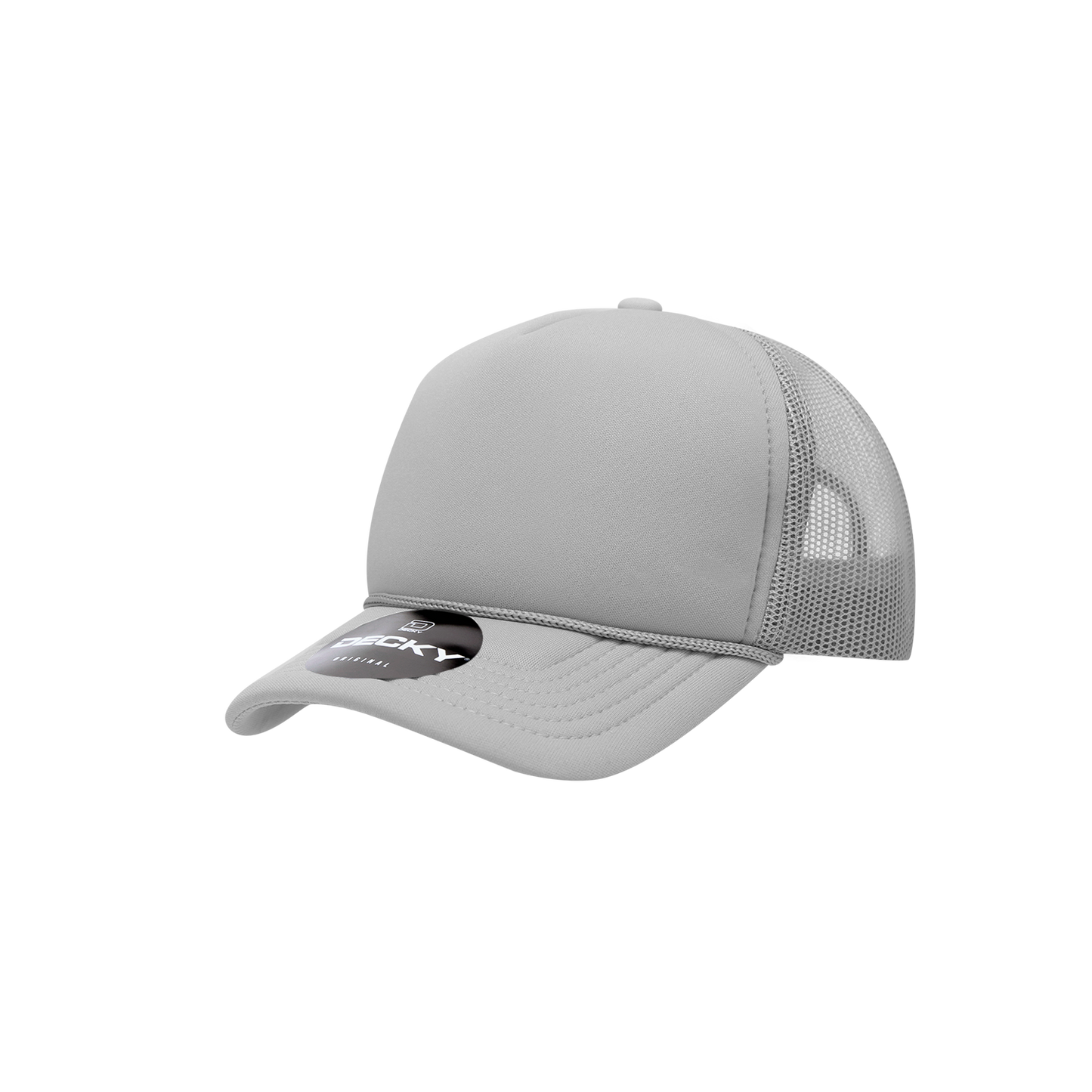 7010-Youth 5 Panel Mid Profile Structured Foam Trucker