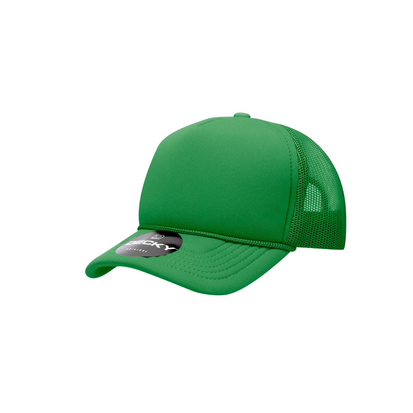 7010-Youth 5 Panel Mid Profile Structured Foam Trucker