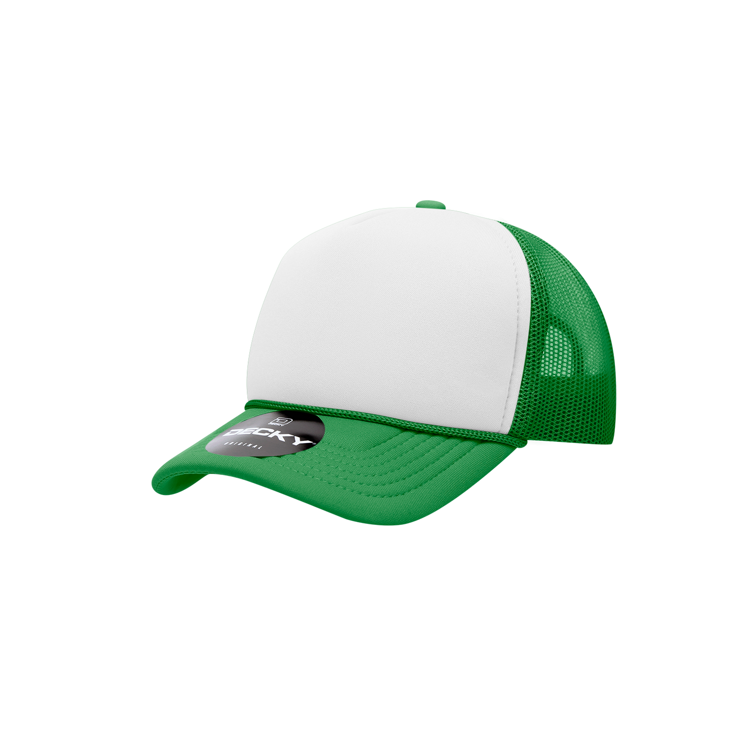 7010-Youth 5 Panel Mid Profile Structured Foam Trucker