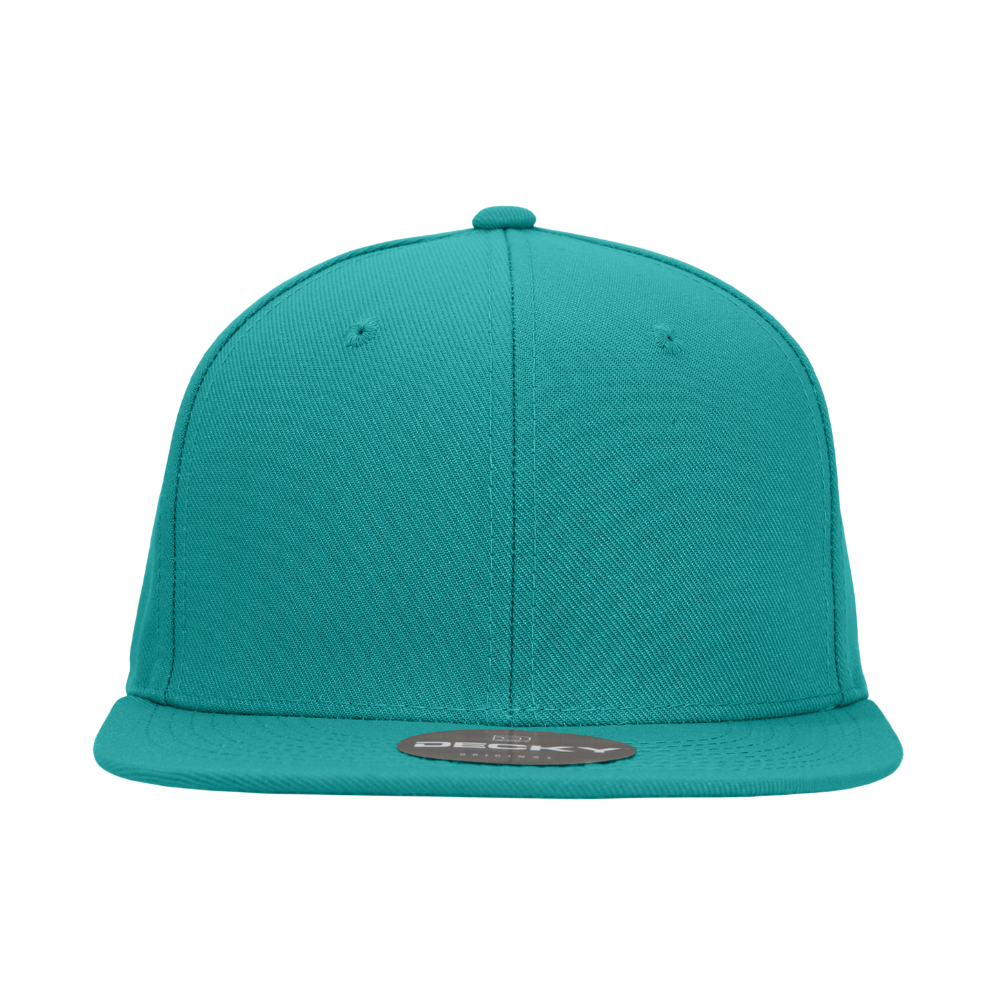 6 Panel High Profile Structured Acrylic/Polyester Fitted Cap Hat