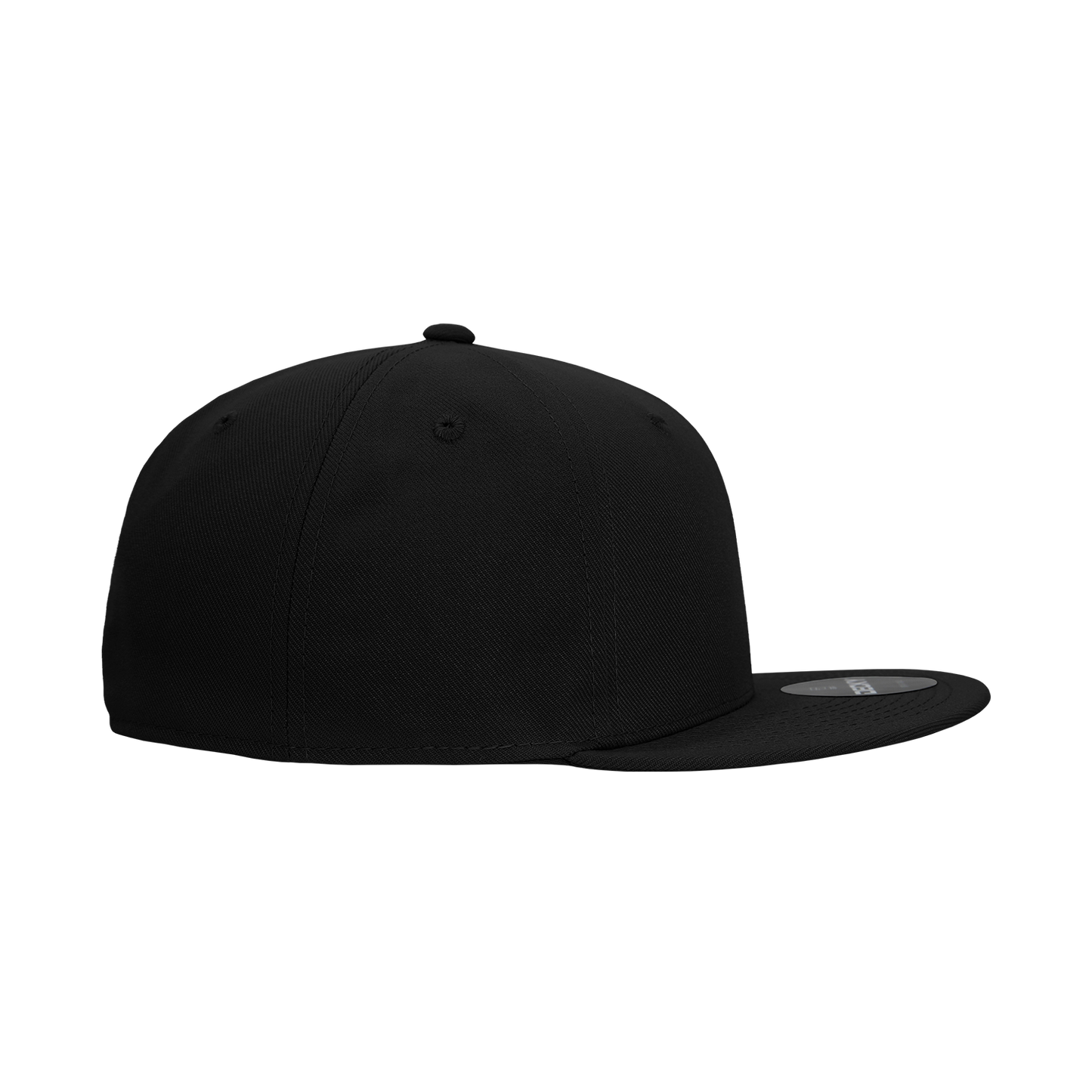 6 Panel High Profile Structured Acrylic/Polyester Fitted Cap Hat