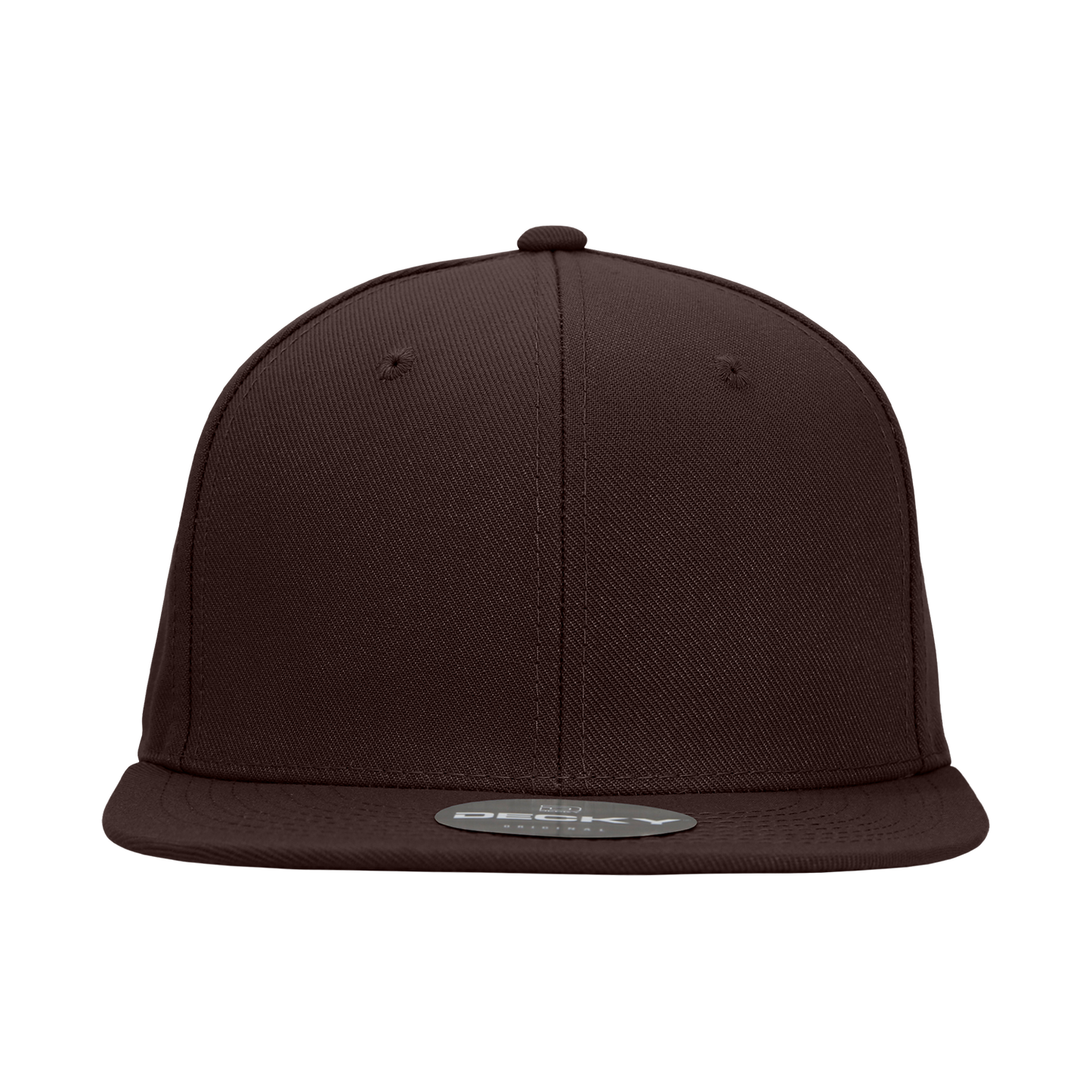 6 Panel High Profile Structured Acrylic/Polyester Fitted Cap Hat