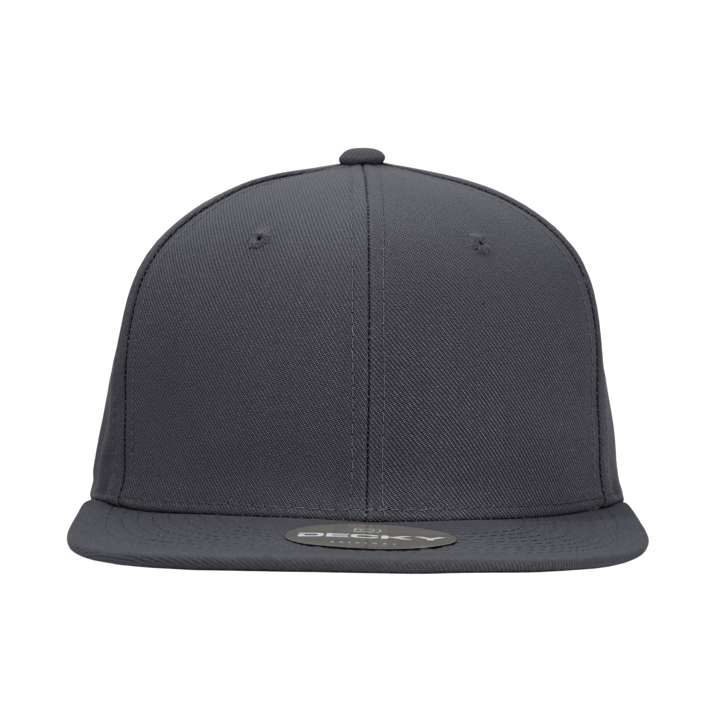 6 Panel High Profile Structured Acrylic/Polyester Fitted Cap Hat