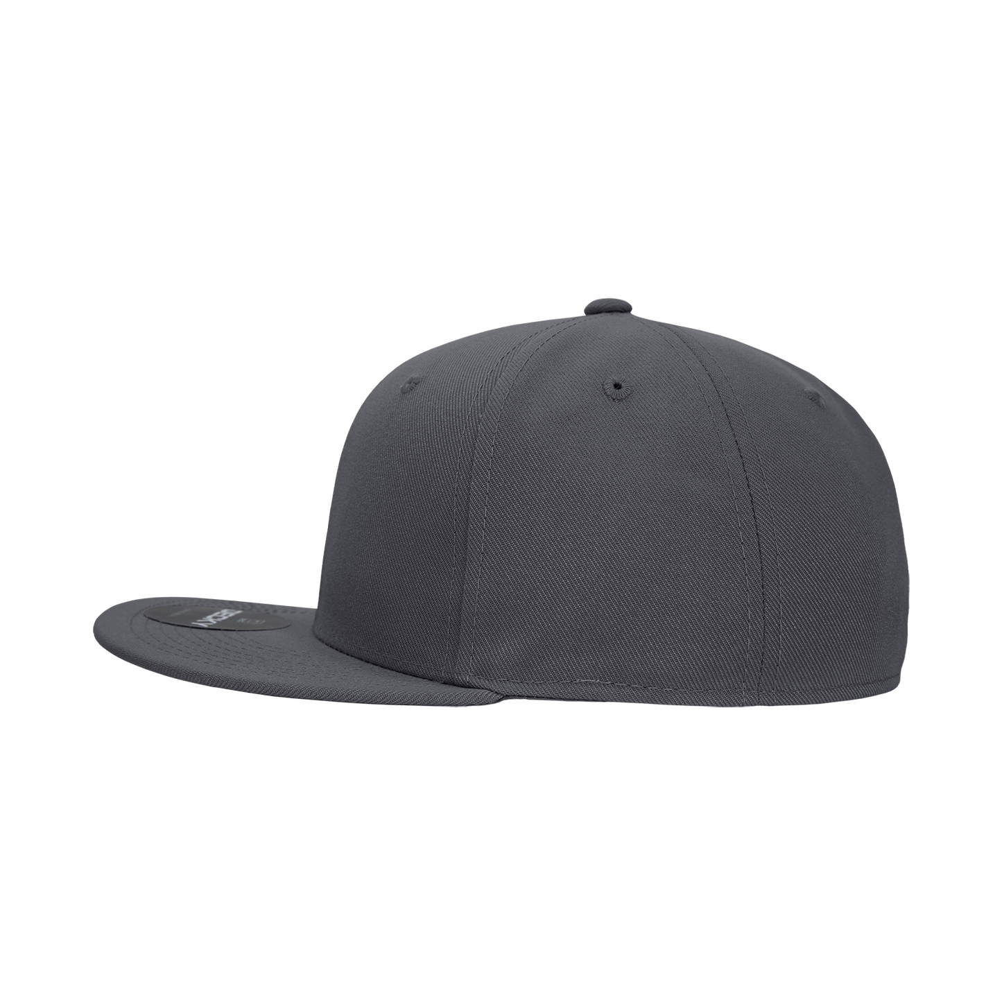 6 Panel High Profile Structured Acrylic/Polyester Fitted Cap Hat