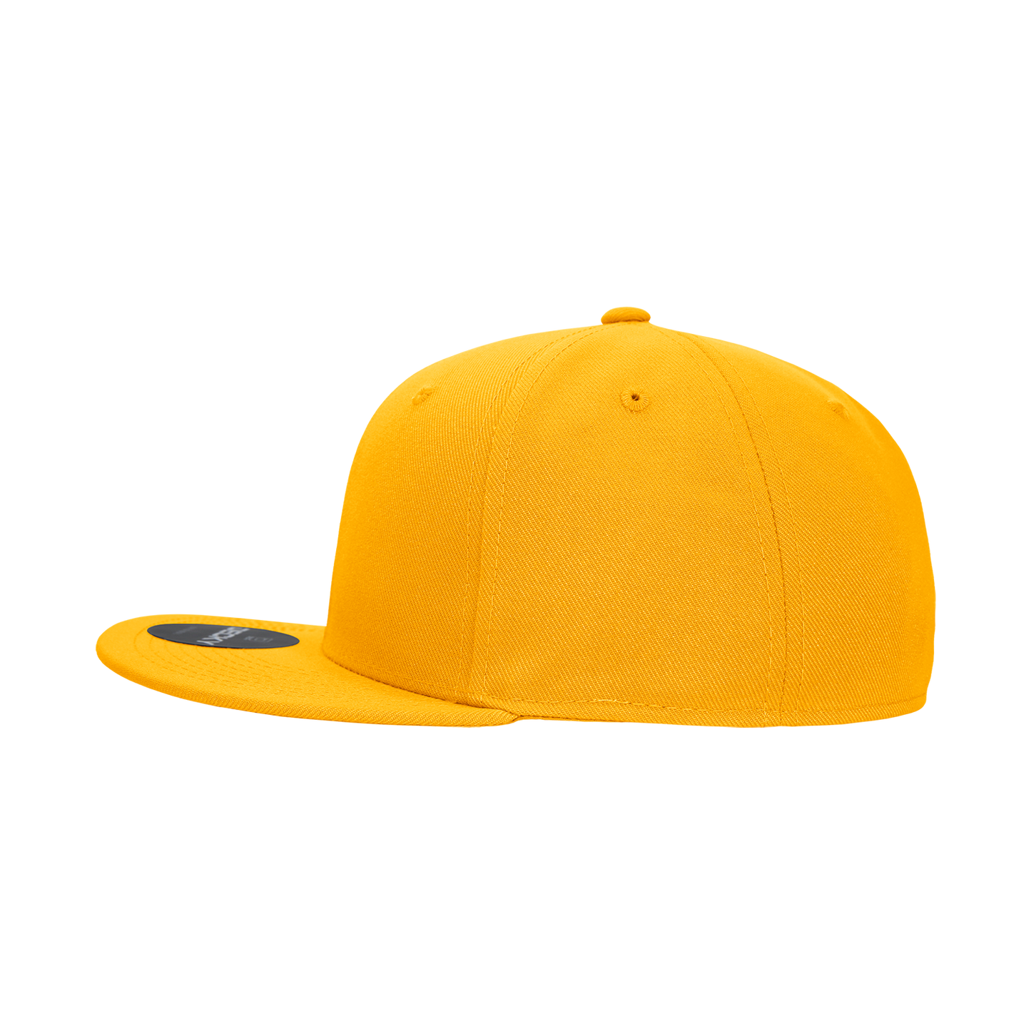 6 Panel High Profile Structured Acrylic/Polyester Fitted Cap Hat