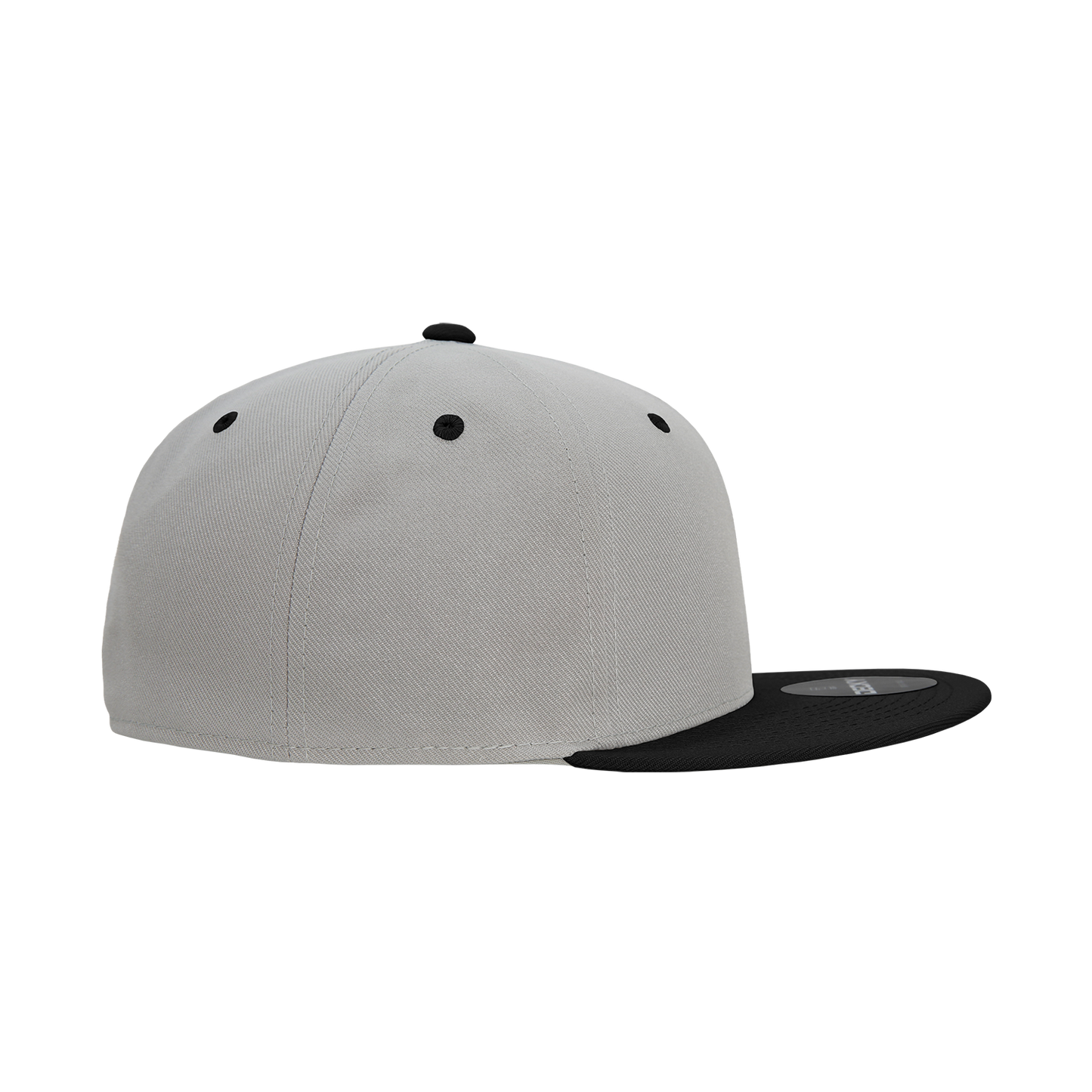 6 Panel High Profile Structured Acrylic/Polyester Fitted Cap Hat