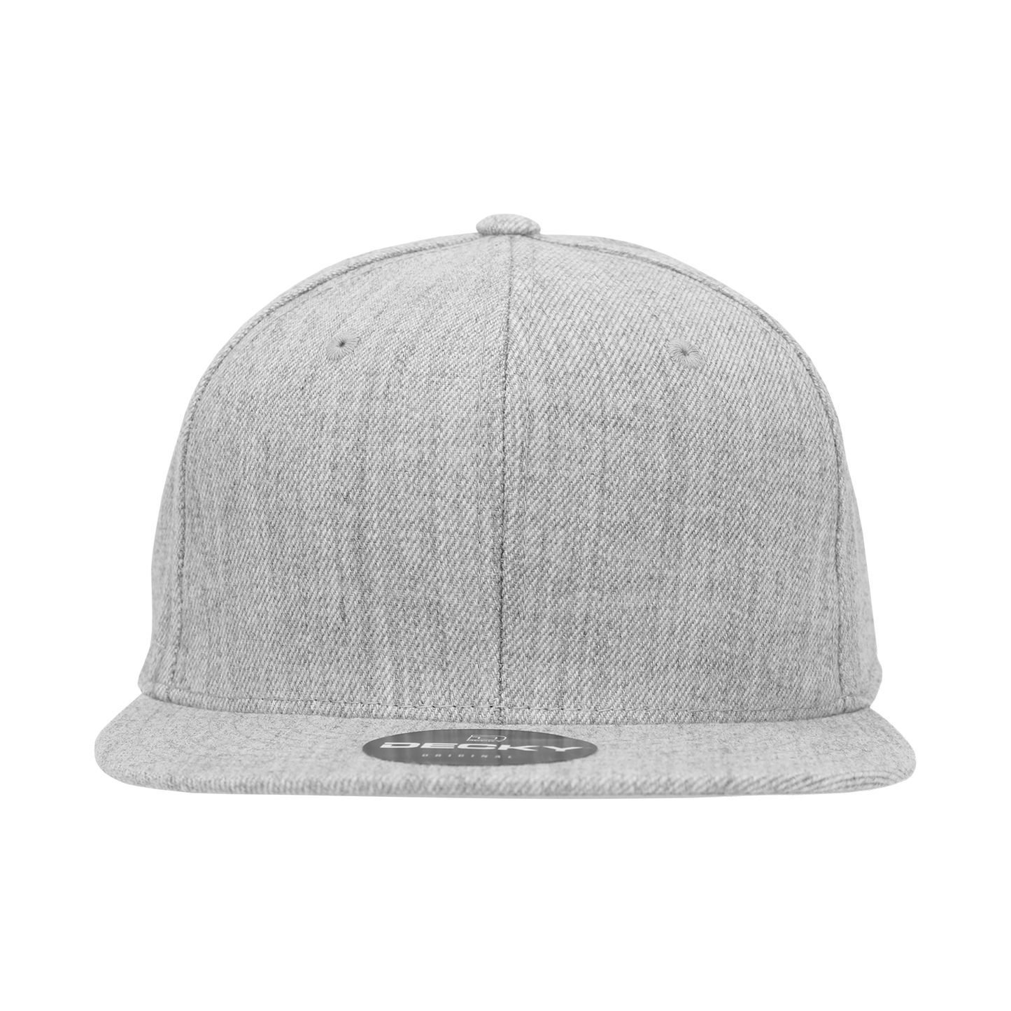 6 Panel High Profile Structured Acrylic/Polyester Fitted Cap Hat