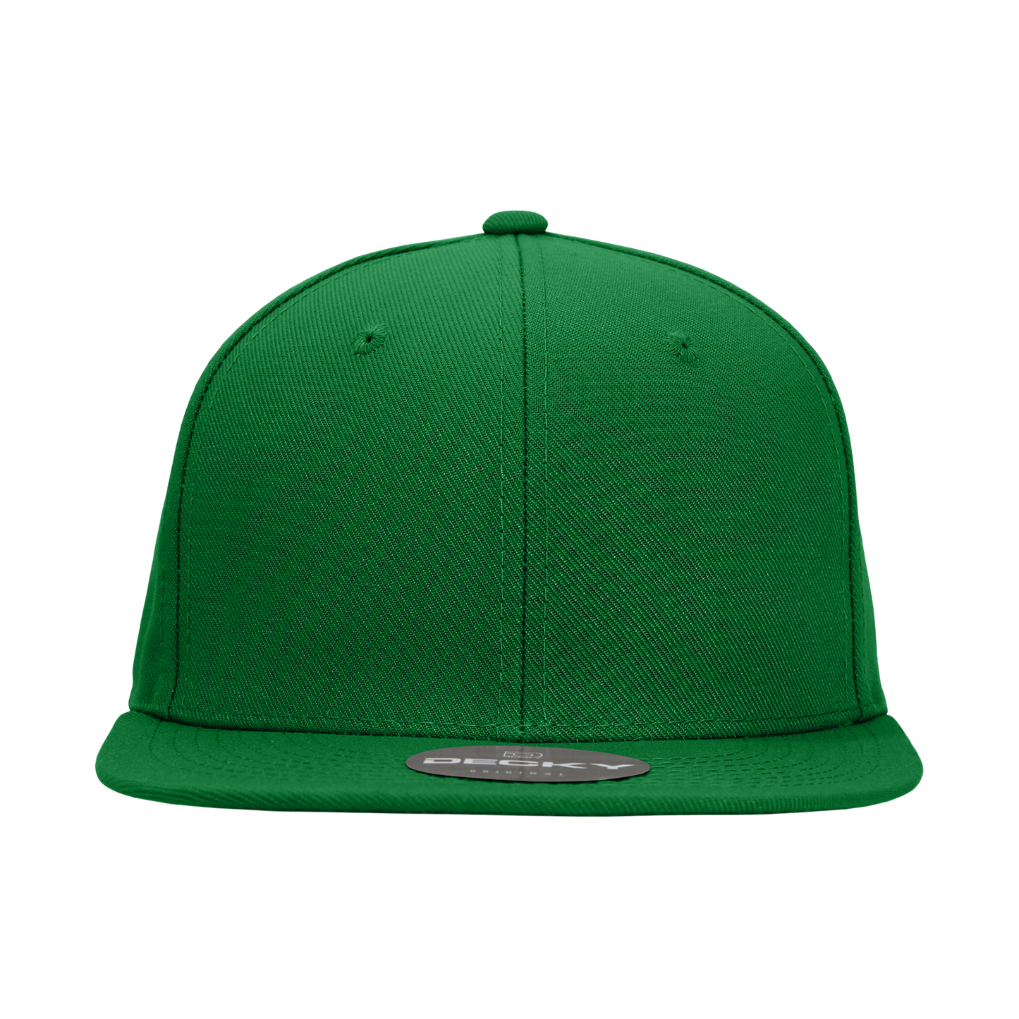 6 Panel High Profile Structured Acrylic/Polyester Fitted Cap Hat