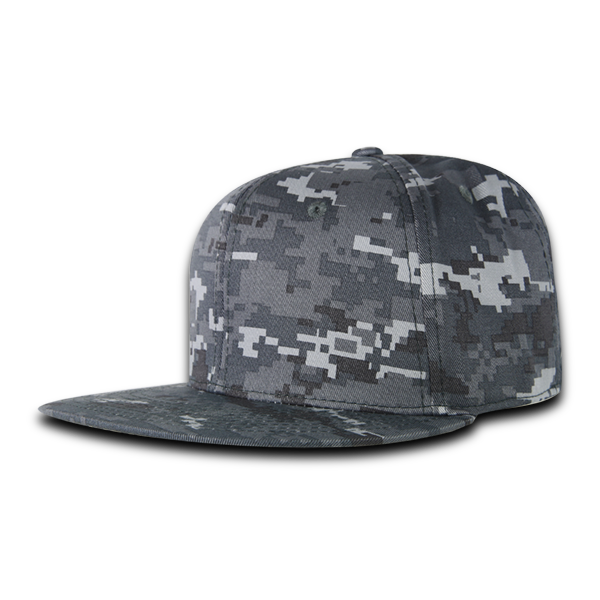 6 Panel High Profile Structured Acrylic/Polyester Fitted Hat Cap