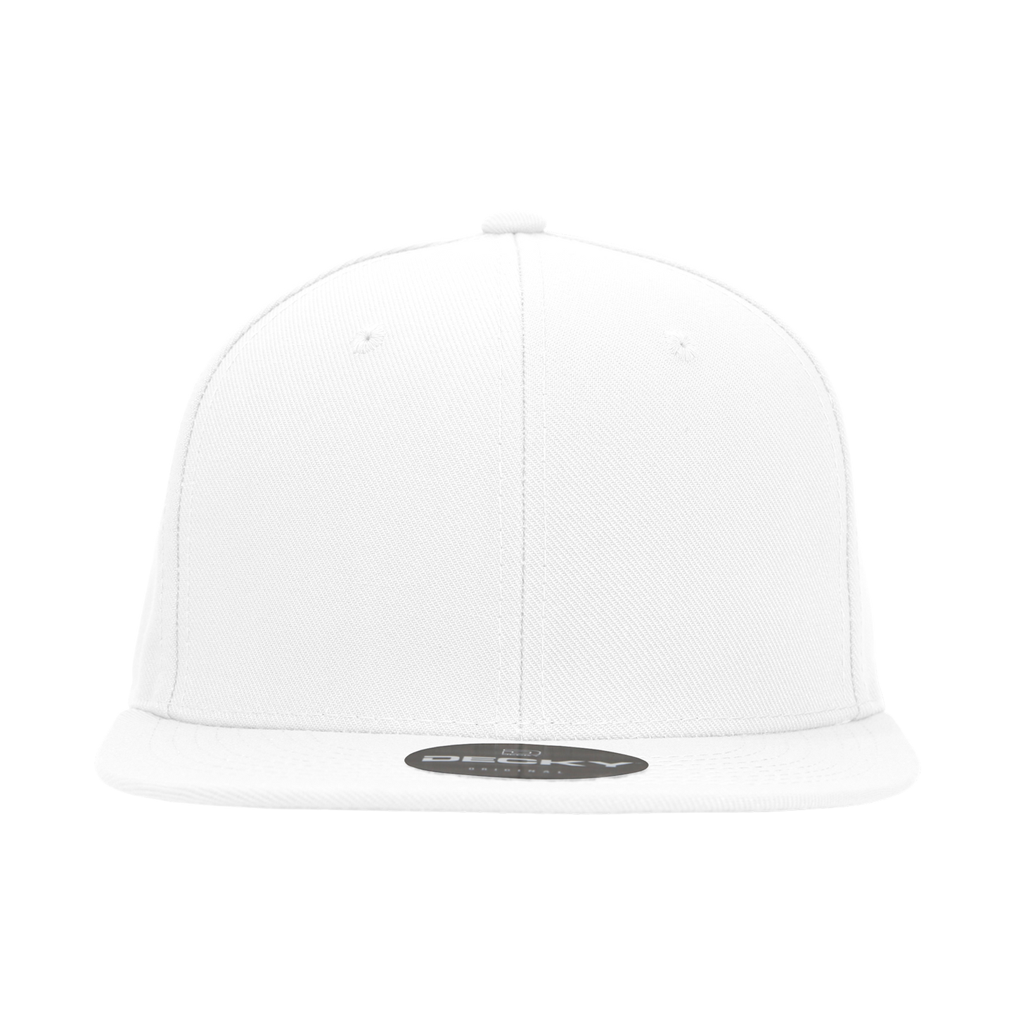 6 Panel High Profile Structured Acrylic/Polyester Fitted Hat Cap