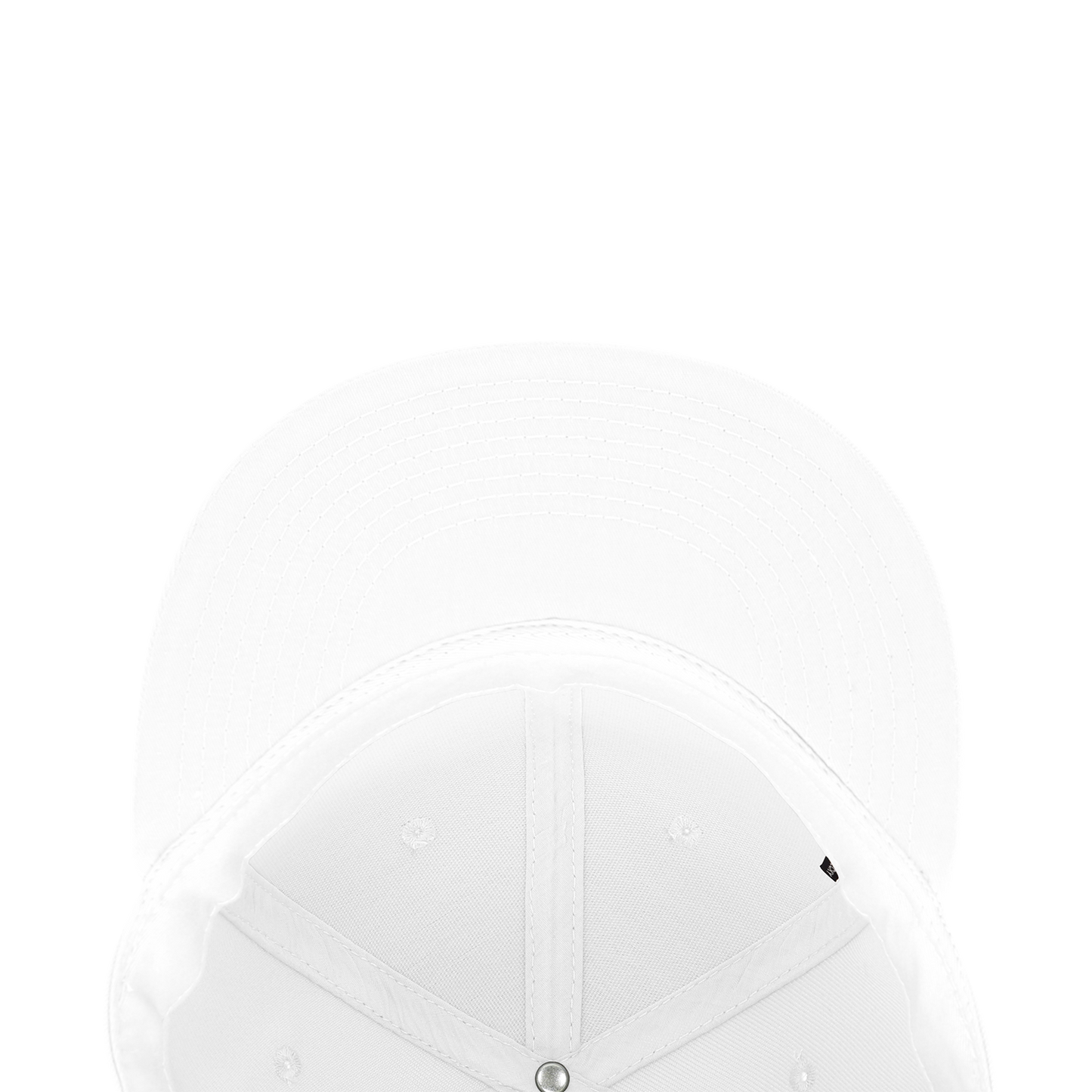 6 Panel High Profile Structured Acrylic/Polyester Fitted Hat Cap