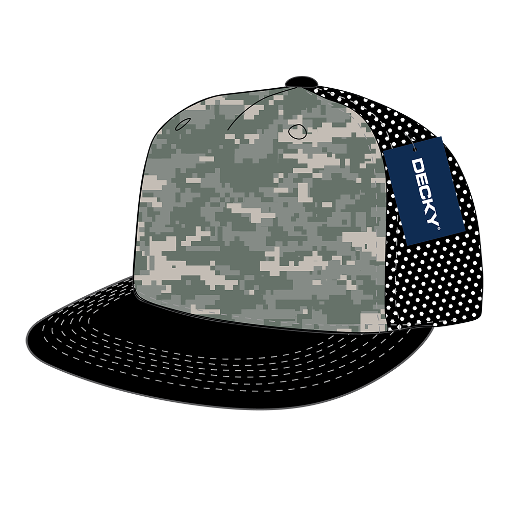 DECKY 5 Panel High Profile Structured Foam Trucker