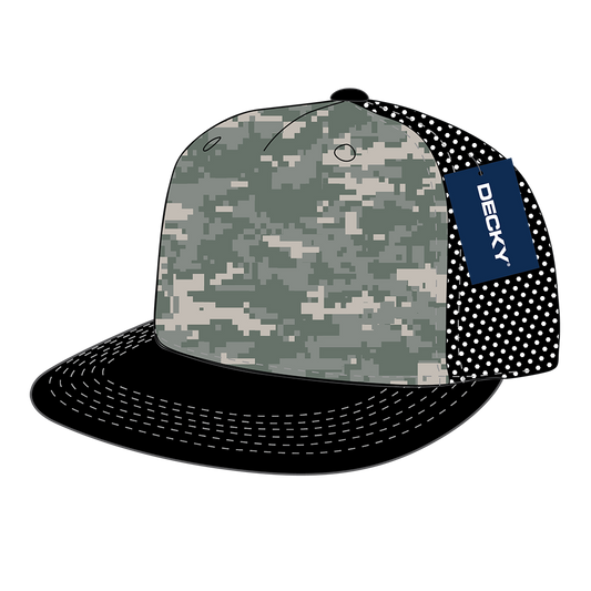 DECKY 5 Panel High Profile Structured Foam Trucker