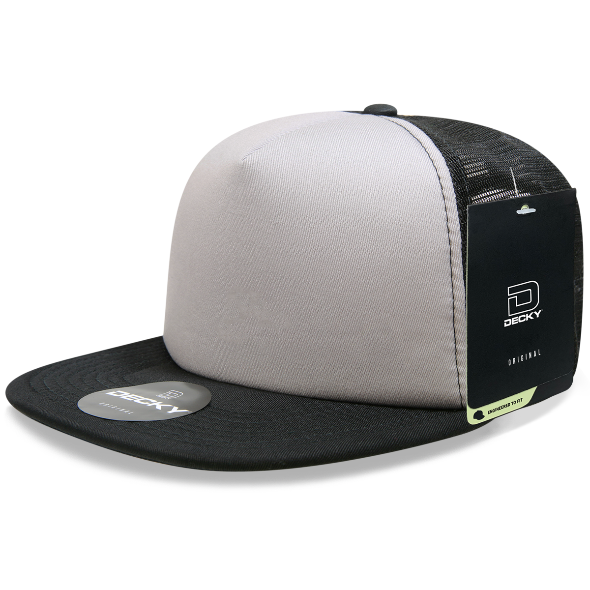 DECKY 5 Panel High Profile Structured Foam Trucker