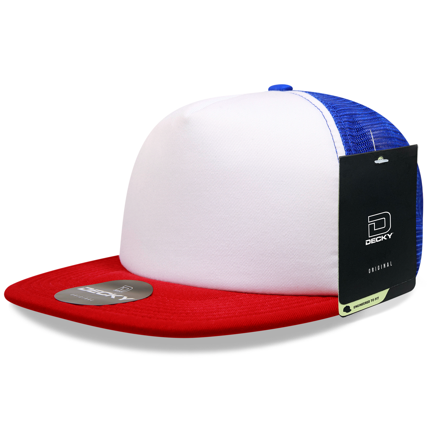 DECKY 5 Panel High Profile Structured Foam Trucker