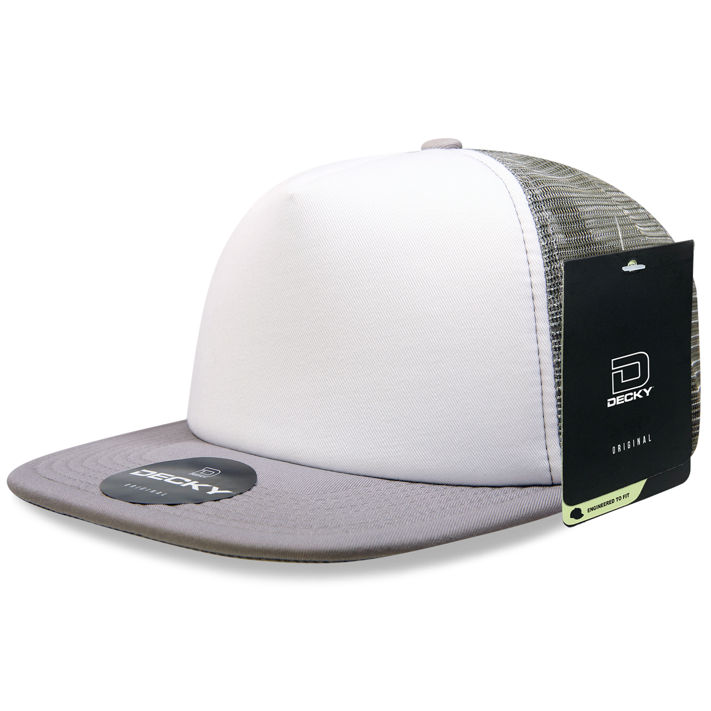 DECKY 5 Panel High Profile Structured Foam Trucker