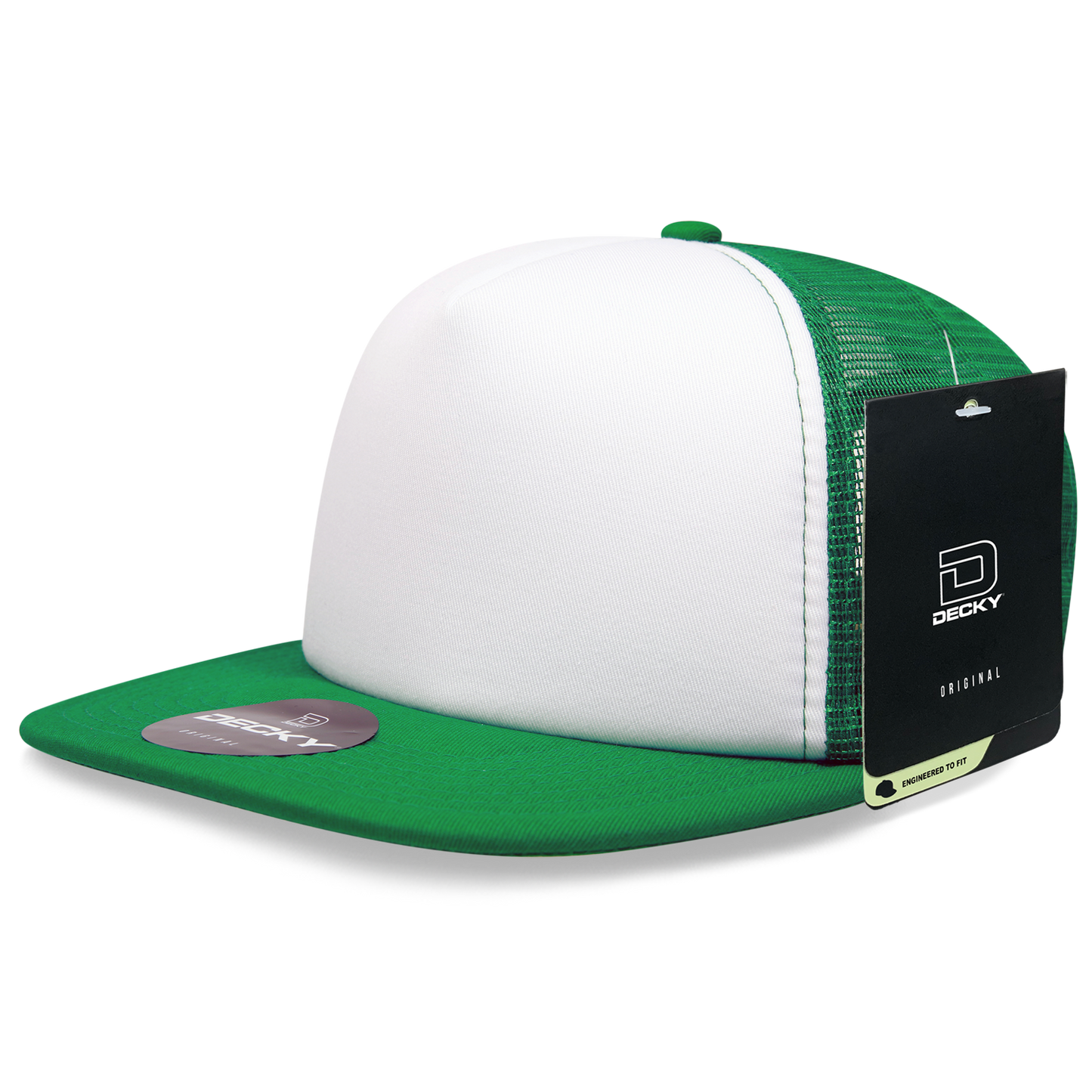 DECKY 5 Panel High Profile Structured Foam Trucker