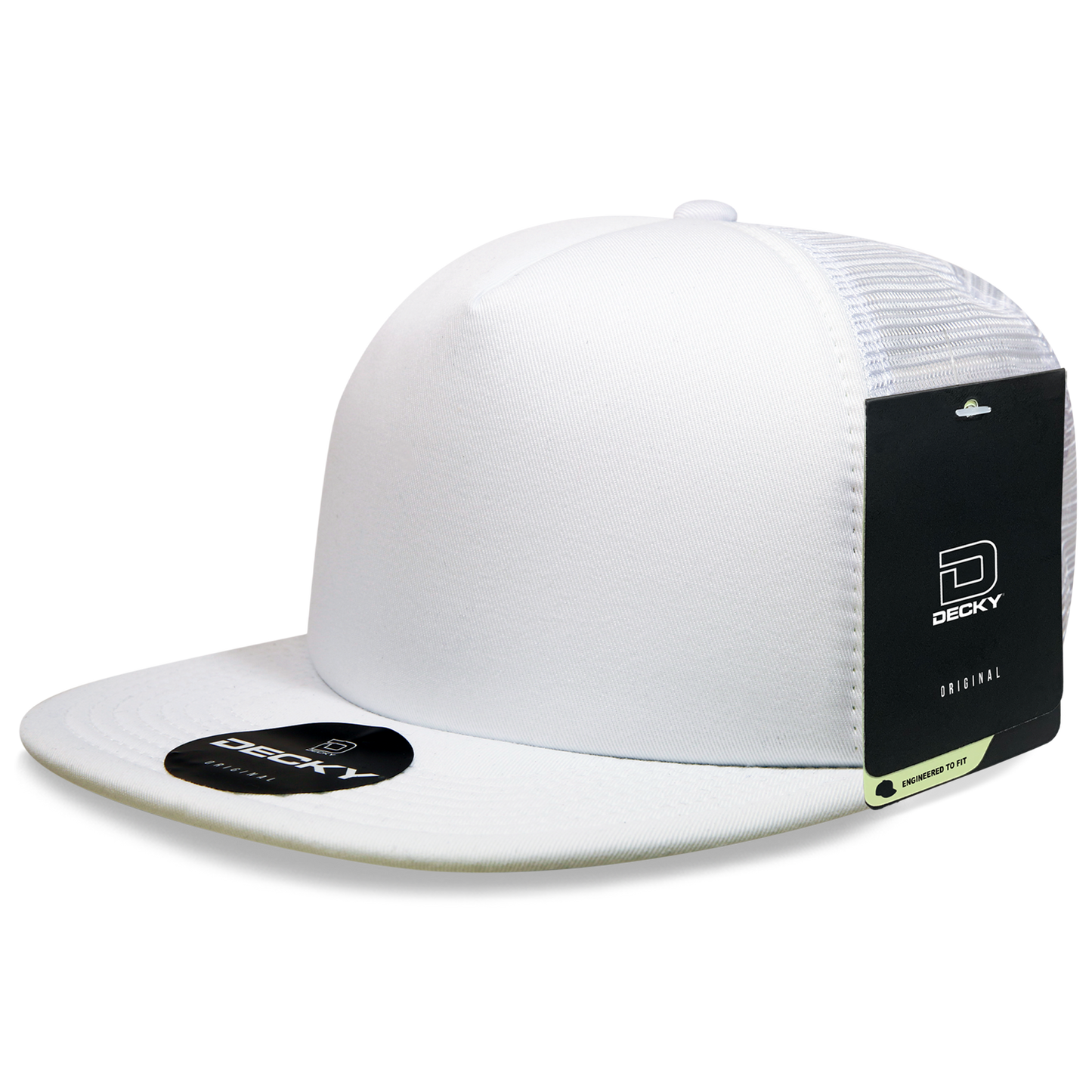 DECKY 5 Panel High Profile Structured Foam Trucker