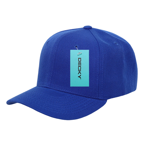 DECKY 6 Panel Mid Profile Structured Acrylic / Polyester Cap