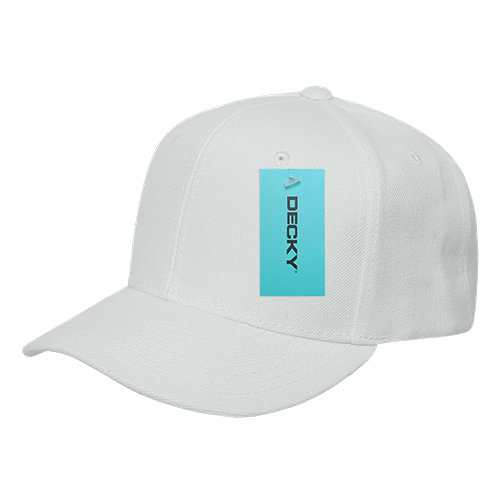 DECKY 6 Panel Mid Profile Structured Acrylic / Polyester Cap