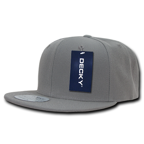 DECKY 6 Panel High Profile Structured Acrylic / Polyester Snapback