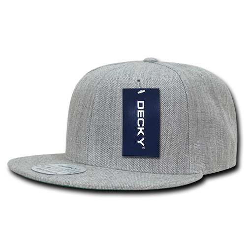 DECKY 6 Panel High Profile Structured Acrylic / Polyester Snapback