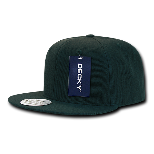 DECKY 6 Panel High Profile Structured Acrylic / Polyester Snapback