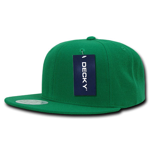 DECKY 6 Panel High Profile Structured Acrylic / Polyester Snapback