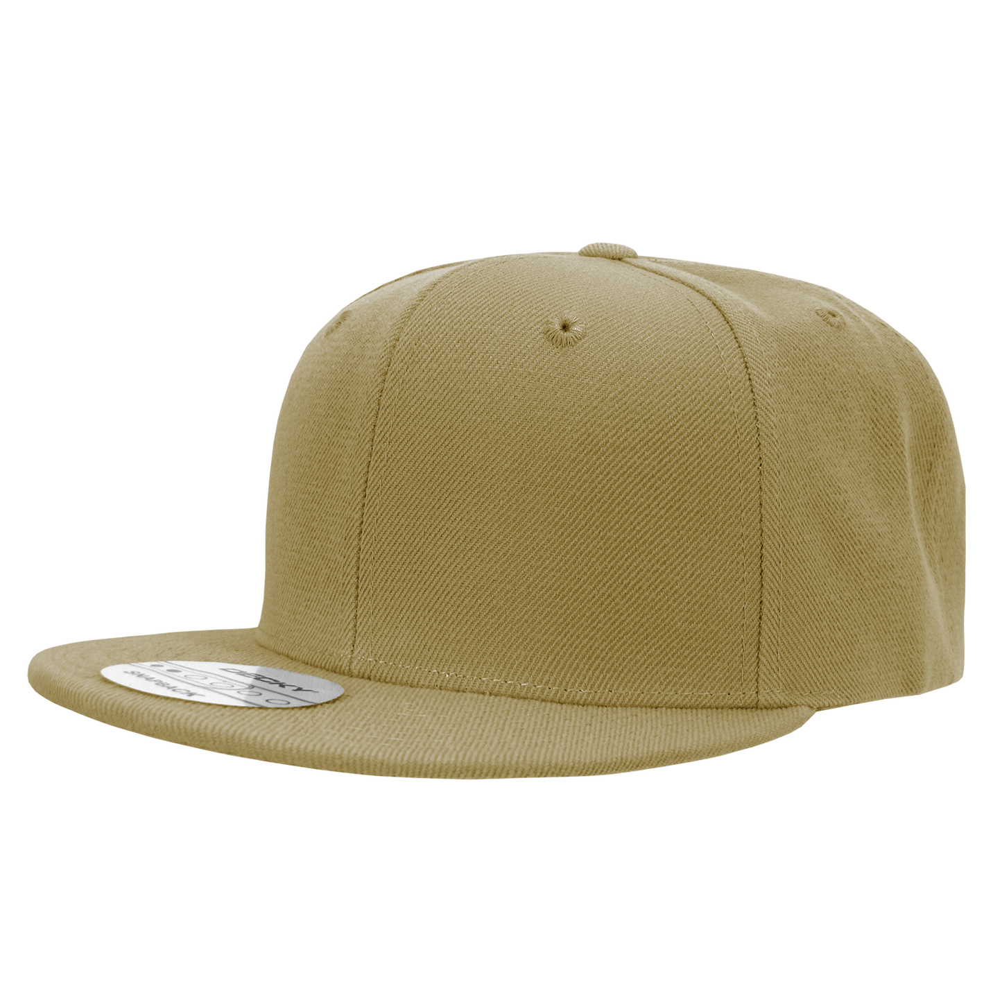 DECKY 6 Panel High Profile Structured Acrylic / Polyester Snapback