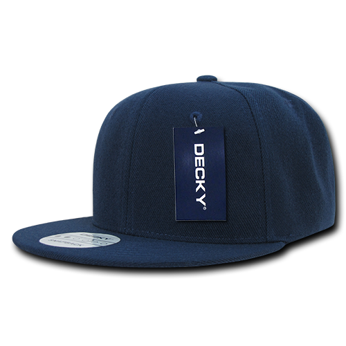 DECKY 6 Panel High Profile Structured Acrylic / Polyester Snapback