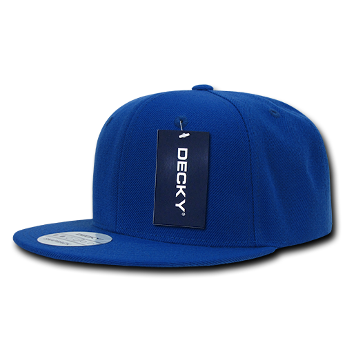 DECKY 6 Panel High Profile Structured Acrylic / Polyester Snapback