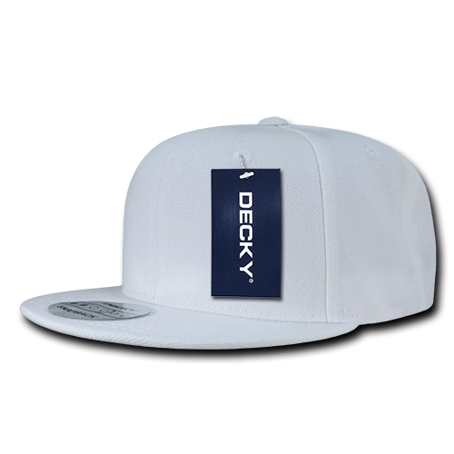 DECKY 6 Panel High Profile Structured Acrylic / Polyester Snapback