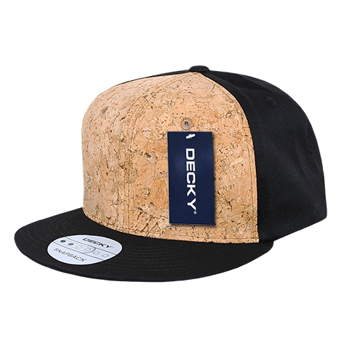 DECKY 6 Panel High Profile Structured Cork Snapback