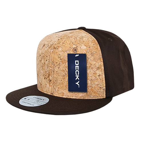 DECKY 6 Panel High Profile Structured Cork Snapback