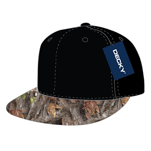 DECKY 6 Panel High Profile Structured Camo Bill Snapback