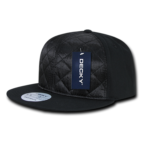 DECKY 6 Panel High Profile Structured Quilted Snapback