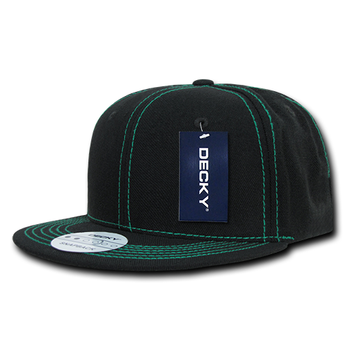 DECKY 6 Panel High Profile Structured Contra-Stitch Snapback